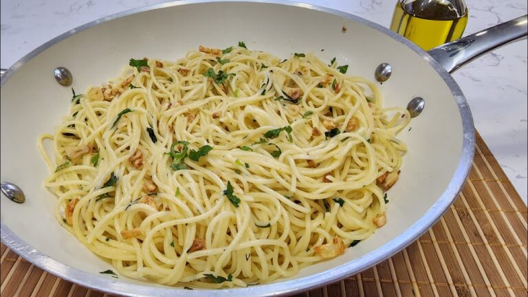 Deliciosos Espaguetis al Ajillo: Una Receta Exquisita