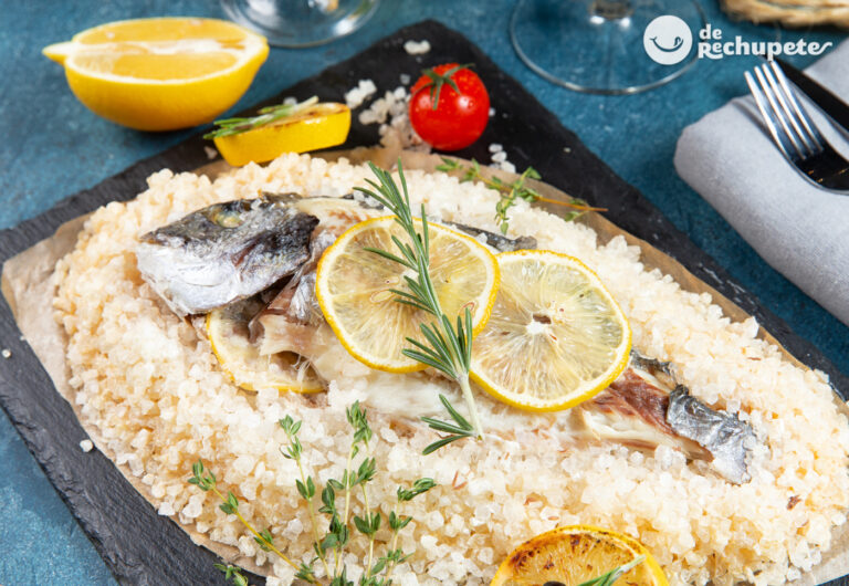 Tentación dorada: Delicioso pescado al horno con sal